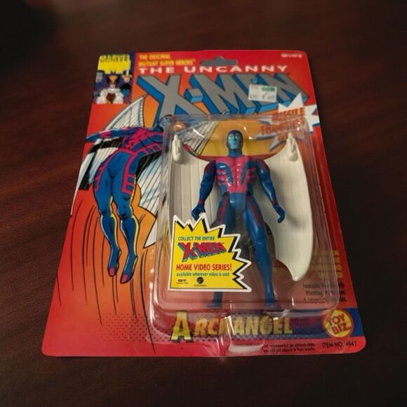 Vintage 1992 ToyBiz Uncanny X-Men Archangel Blast Wings Action Figure Sealed C1 - Picture 7 of 7